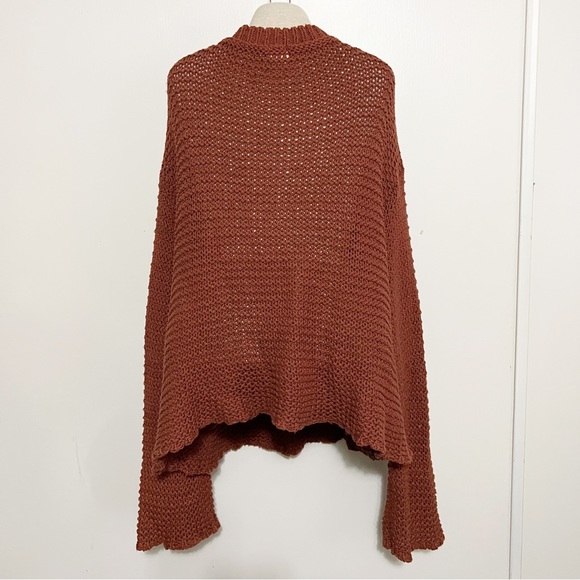 O’Neill Crotchet Knit V Neck Sweater L - Picture 4 of 7